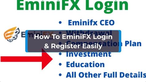 If you are looking to login to eminifx. . Eminifx login